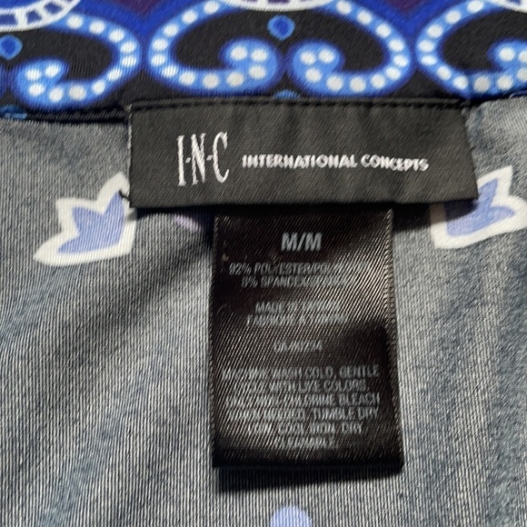 I-N-C International Concepts Ladies Tunic Size Medium - Picture 4 of 10